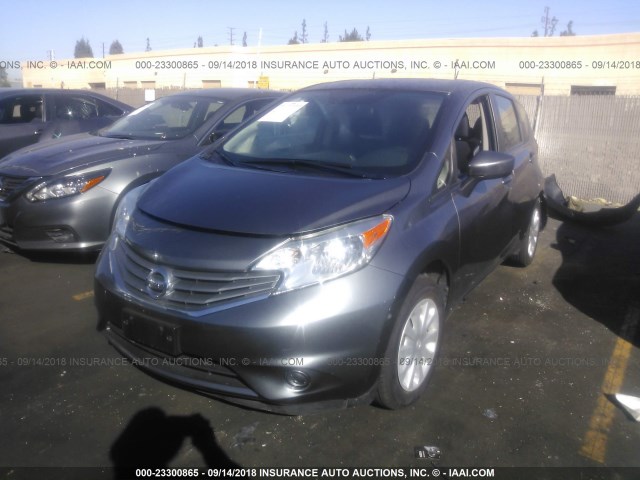 3N1CE2CP5GL384764 - 2016 NISSAN VERSA NOTE S/S PLUS/SV/SL/SR GRAY photo 2