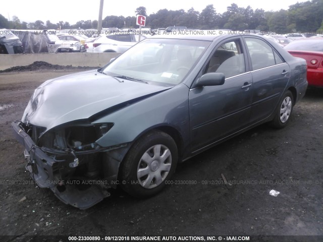 4T1BE32K54U349286 - 2004 TOYOTA CAMRY LE/XLE/SE Mavi foto 2