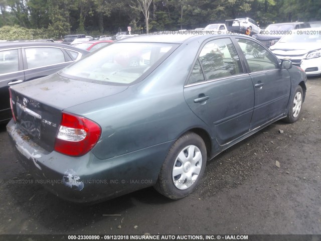 4T1BE32K54U349286 - 2004 TOYOTA CAMRY LE/XLE/SE Mavi foto 4