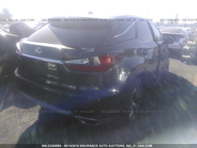 2T2ZZMCA9JC093810 - 2018 LEXUS RX 350/BASE/F SPORT BLACK photo 4