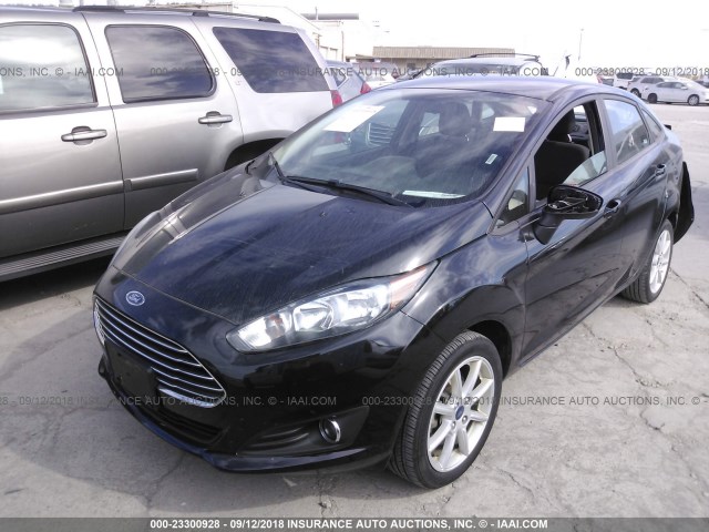 3FADP4BJ2HM136400 - 2017 FORD FIESTA SE BLACK photo 2