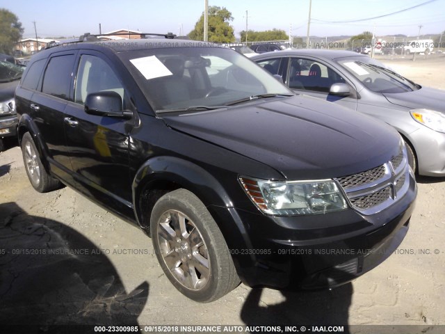 3D4GG67V69T189142 - 2009 DODGE JOURNEY R/T BLACK photo 1