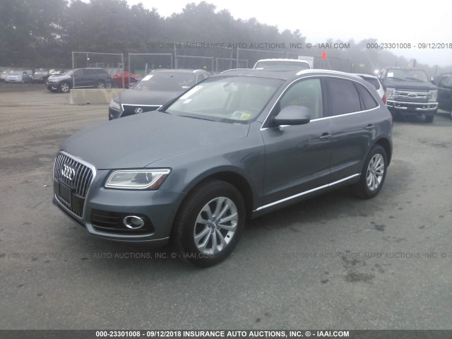 WA1LFAFP8DA069776 - 2013 AUDI Q5 PREMIUM PLUS GRAY photo 2