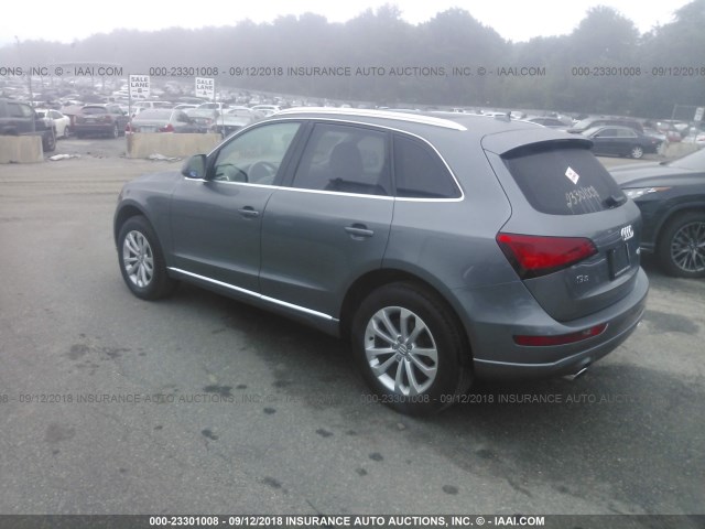 WA1LFAFP8DA069776 - 2013 AUDI Q5 PREMIUM PLUS GRAY photo 3