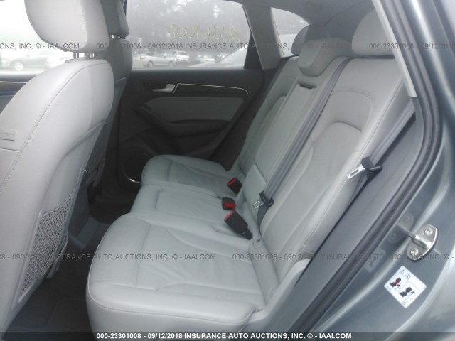 WA1LFAFP8DA069776 - 2013 AUDI Q5 PREMIUM PLUS GRAY photo 8