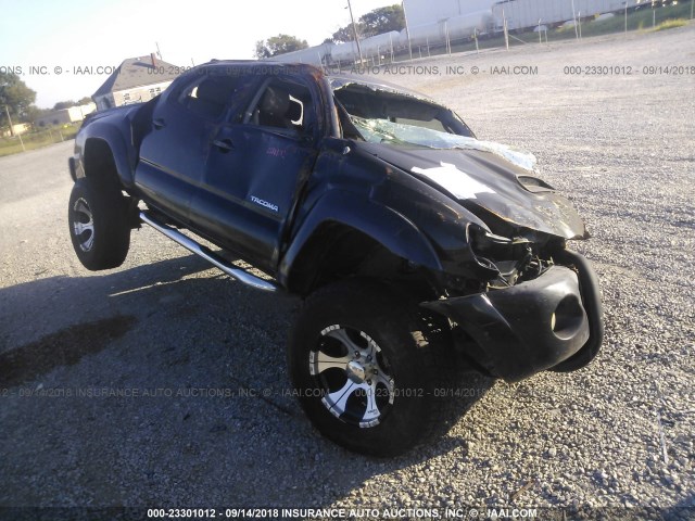 3TMLU42N16M005585 - 2006 TOYOTA TACOMA DOUBLE CAB შავი ფოტო 1