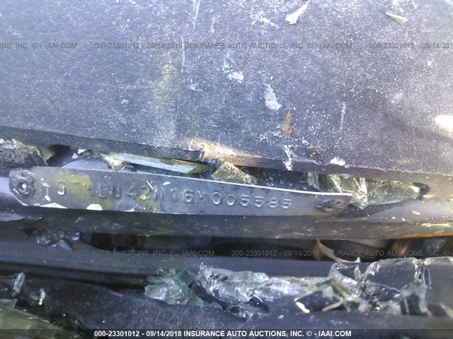 3TMLU42N16M005585 - 2006 TOYOTA TACOMA DOUBLE CAB შავი ფოტო 9