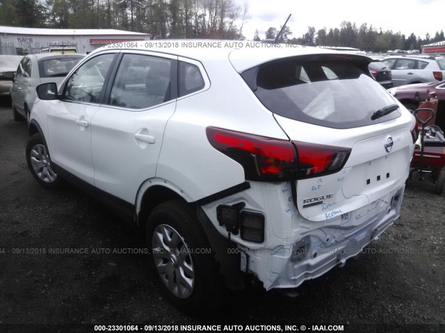 JN1BJ1CR6JW259258 - 2018 NISSAN ROGUE SPORT S/SV/SL WHITE photo 3