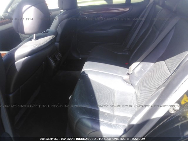 JTHBL46F795089485 - 2009 LEXUS LS 460 BLACK photo 8