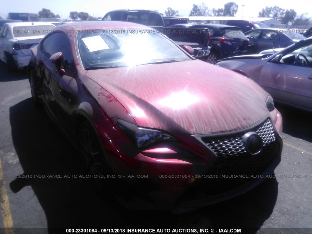 JTHHA5BC2G5002770 - 2016 LEXUS RC 200T RED photo 1