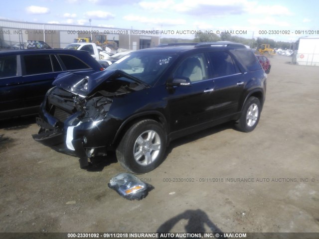 1GKEV23D99J174033 - 2009 GMC ACADIA SLT-1 Schwarz Foto 2