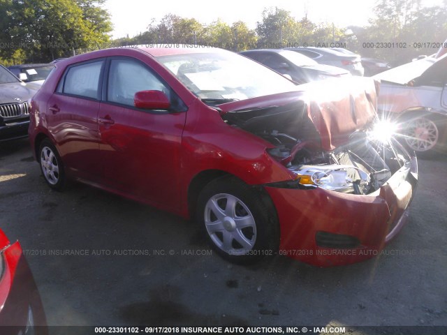 2T1KU4EE2CC903639 - 2012 TOYOTA COROLLA MATRIX  RED photo 1