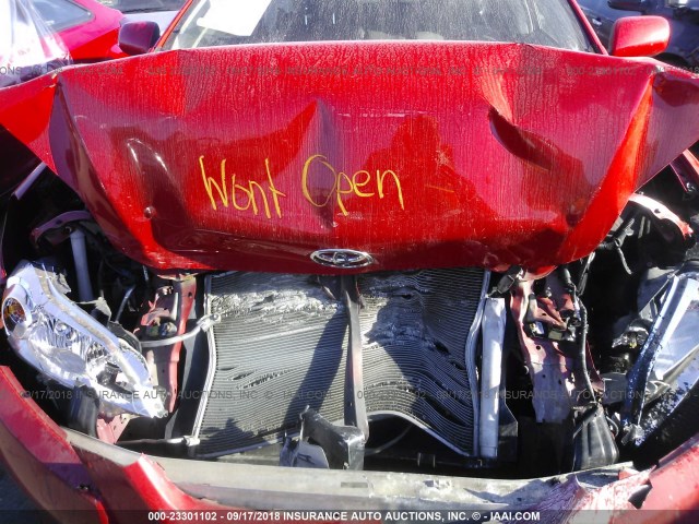 2T1KU4EE2CC903639 - 2012 TOYOTA COROLLA MATRIX  RED photo 10