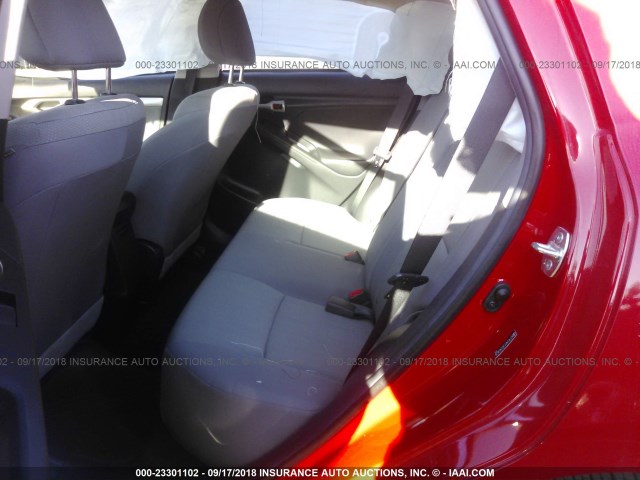 2T1KU4EE2CC903639 - 2012 TOYOTA COROLLA MATRIX  RED photo 8