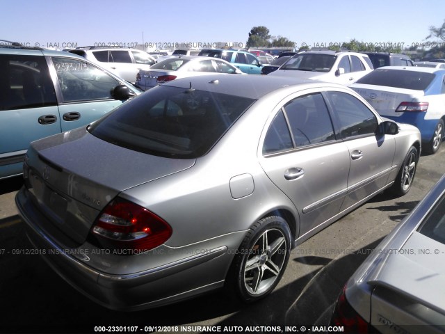 WDBUF87J76X208291 - 2006 MERCEDES-BENZ E 350 4MATIC TAN photo 4