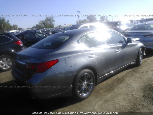 JN1EV7AR0HM837755 - 2017 INFINITI Q50 PREMIUM/SPORT/SE GRAY photo 4