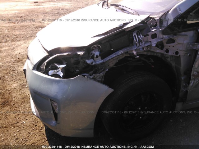 JTDKN3DP3C3029465 - 2012 TOYOTA PRIUS PLUG-IN  TURQUOISE photo 6