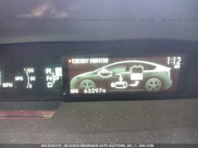 JTDKN3DP3C3029465 - 2012 TOYOTA PRIUS PLUG-IN  TURQUOISE photo 7