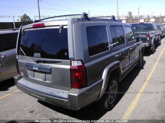 1J8HG48K26C228464 - 2006 JEEP COMMANDER GOLD photo 4