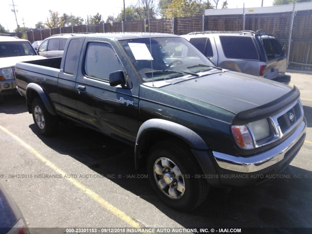 1N6ED26TXYC324314 - 2000 NISSAN FRONTIER KING CAB XE/KING CAB SE GREEN photo 1