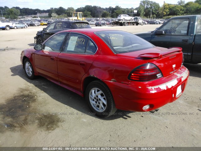 1G2NF52EX4M510823 - 2004 PONTIAC GRAND AM SE1 RED photo 3