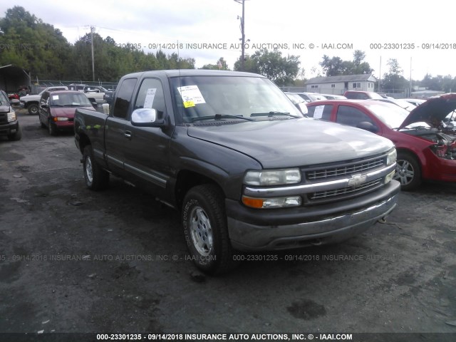 1GCEK19T12E275756 - 2002 CHEVROLET SILVERADO K1500 GRAY photo 1