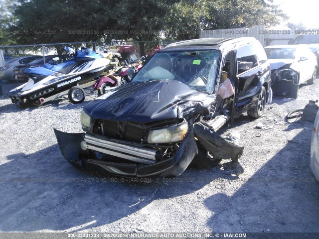 JF1SG65674H762212 - 2004 SUBARU FORESTER 2.5XS Қара фото 2