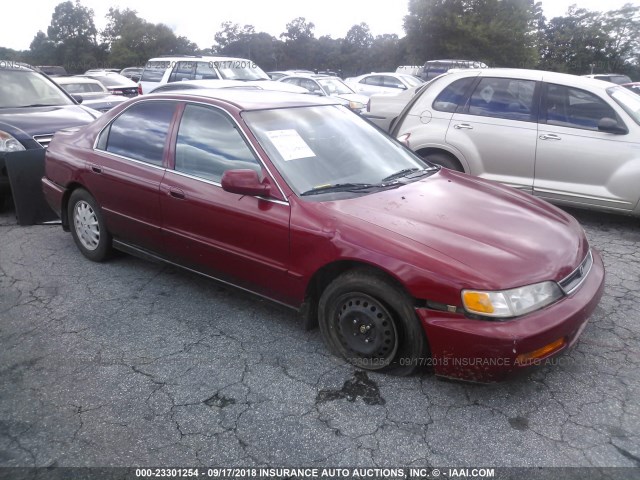 1HGCD5631TA010889 - 1996 HONDA ACCORD LX/EX RED photo 1