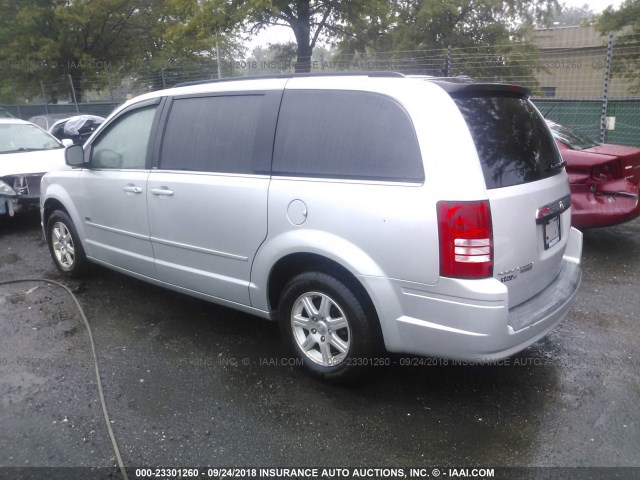 2A8HR54P48R790863 - 2008 CHRYSLER TOWN & COUNTRY TOURING SILVER photo 3