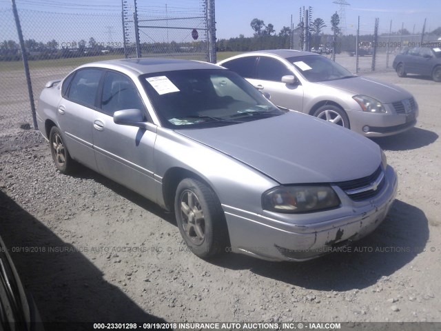 2G1WF52E859393525 - 2005 CHEVROLET IMPALA SILVER photo 1