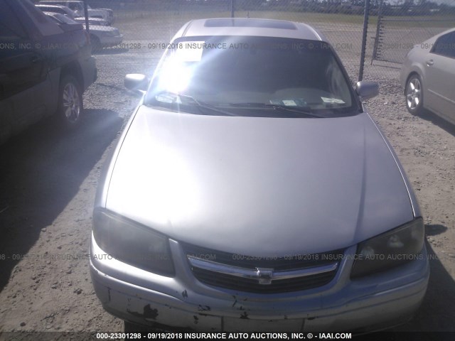 2G1WF52E859393525 - 2005 CHEVROLET IMPALA SILVER photo 6