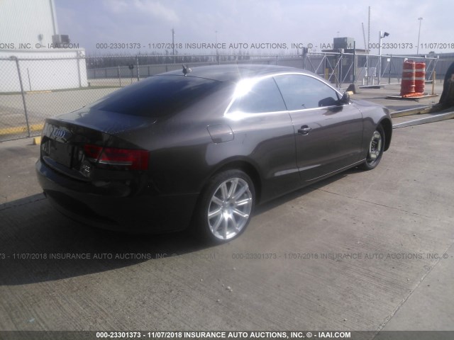 WAULFAFR0BA031217 - 2011 AUDI A5 PREMIUM PLUS BROWN photo 4