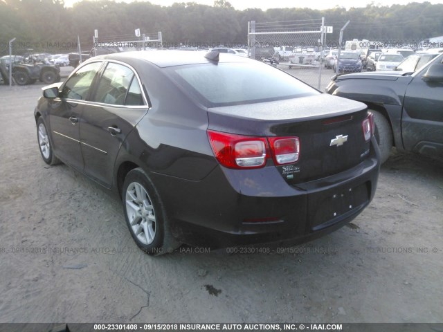 1G11C5SL8FF166250 - 2015 CHEVROLET MALIBU 1LT BROWN photo 3
