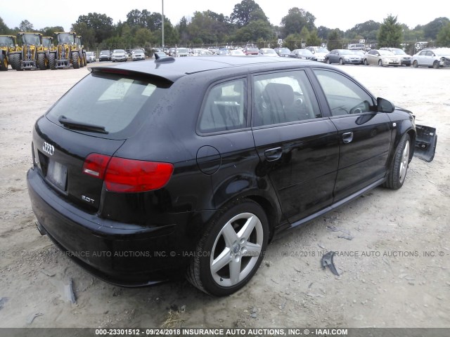 WAUMF68P06A001265 - 2006 AUDI A3 2.0 SPORT BLACK photo 4