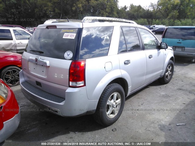 5GZCZ33D67S855270 - 2007 SATURN VUE SILVER photo 4