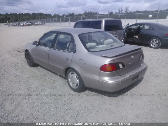1NXBR18E9WZ032219 - 1998 TOYOTA COROLLA VE/CE/LE 米色 照片 3