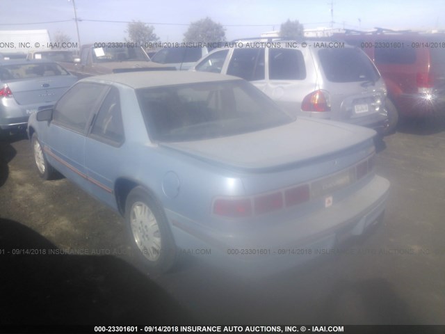 2G1WN14T4L9235302 - 1990 CHEVROLET LUMINA EURO BLUE photo 3