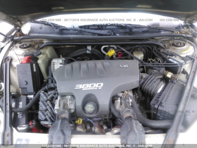 2G4WB55K411104178 - 2001 BUICK REGAL LS GOLD photo 10