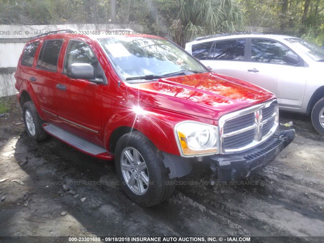 1D4HD58D54F136285 - 2004 DODGE DURANGO LIMITED RED photo 1