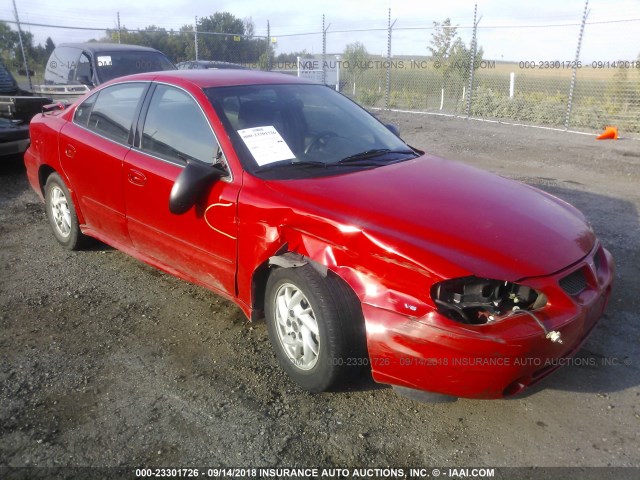 1G2NF52E64M592100 - 2004 PONTIAC GRAND AM SE1 RED photo 1