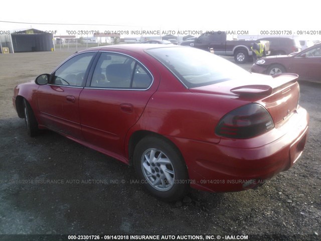 1G2NF52E64M592100 - 2004 PONTIAC GRAND AM SE1 RED photo 3