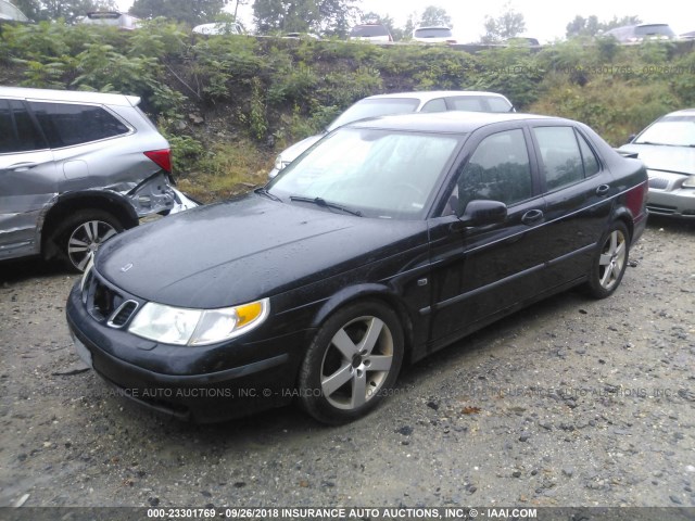 YS3EH45G143002428 - 2004 SAAB 9-5 AERO BLACK photo 2