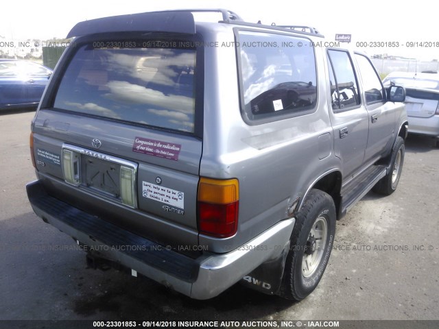 JT3VN39W3P0102441 - 1993 TOYOTA 4RUNNER VN39 SR5 GRAY photo 4