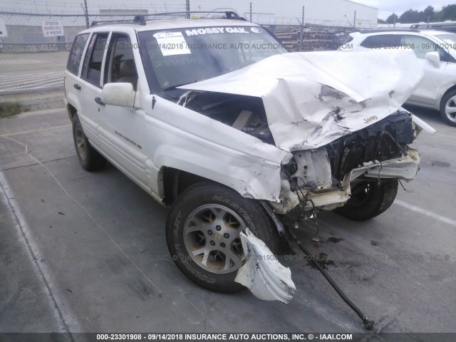 1J4GZ78Y9TC283454 - 1996 JEEP GRAND CHEROKEE LIMITED WHITE photo 1