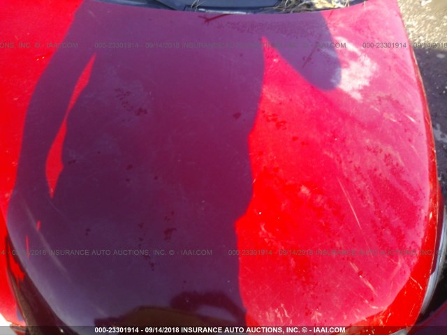 3GNCA13B29S632606 - 2009 CHEVROLET HHR LS RED photo 10