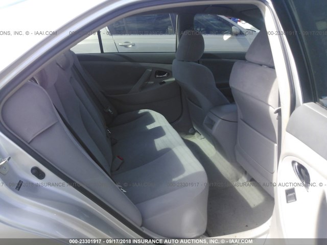 4T1BE46K19U345646 - 2009 TOYOTA CAMRY SE/LE/XLE 银色 照片 8