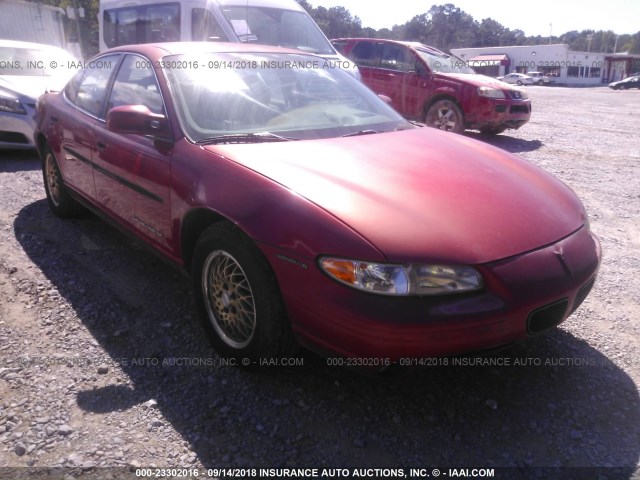 1G2WJ52K6VF332357 - 1997 PONTIAC GRAND PRIX SE RED photo 1