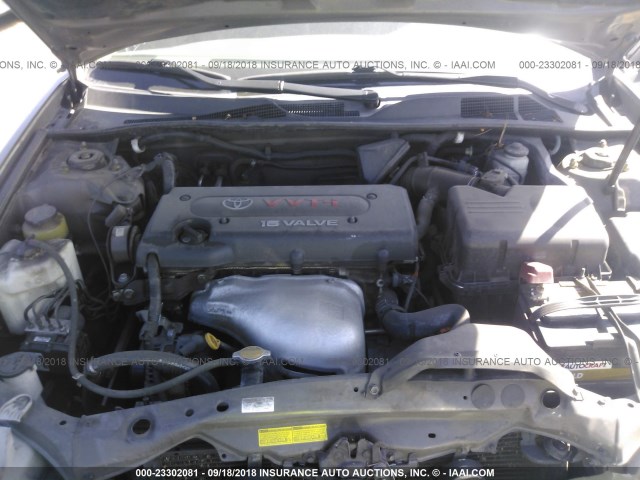 4T1BE32K05U511116 - 2005 TOYOTA CAMRY LE/XLE/SE Сұр фото 10