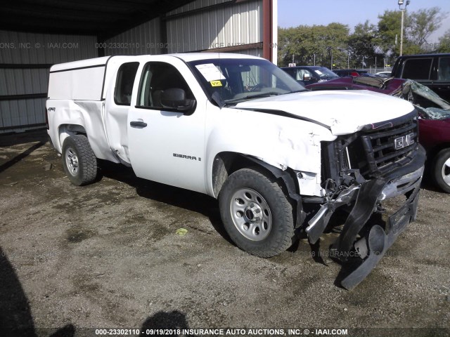 2GTEK19C391135042 - 2009 GMC SIERRA K1500 WHITE photo 1