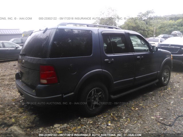 1FMZU73K23UC23604 - 2003 FORD EXPLORER XLT/XLT SPORT/NBX 蓝色 照片 4